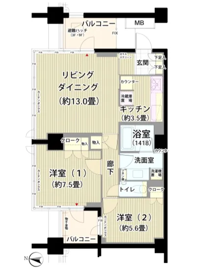 ガーデニエール砧レジデンス 209