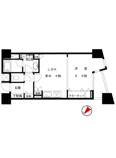 グランドパーク恵比寿センシュアス 2F
