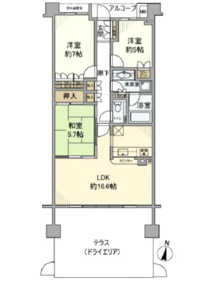 パークハウス旗の台六丁目 106