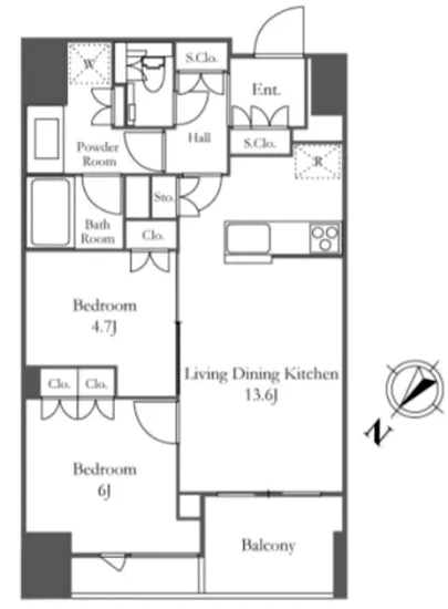 プラウド日本橋人形町パサージュ 4F