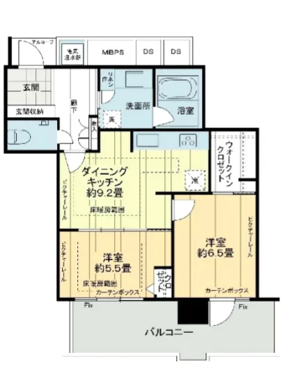 ライオンズタワー月島 1905