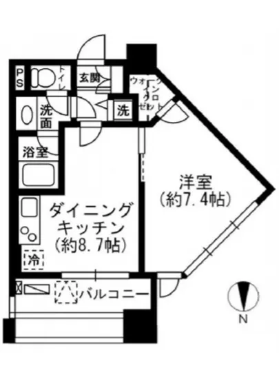 レジディア市ヶ谷 404