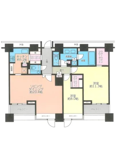 広尾ガーデンフォレスト 桜レジデンス A・B棟 A-16F