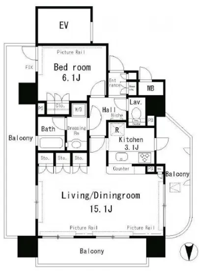 パークアクシス四谷ステージ 701