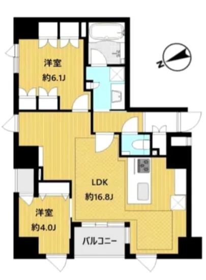 グリーンパーク新富町 7F