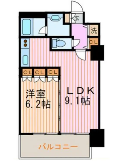 プラーズタワー東新宿 1705