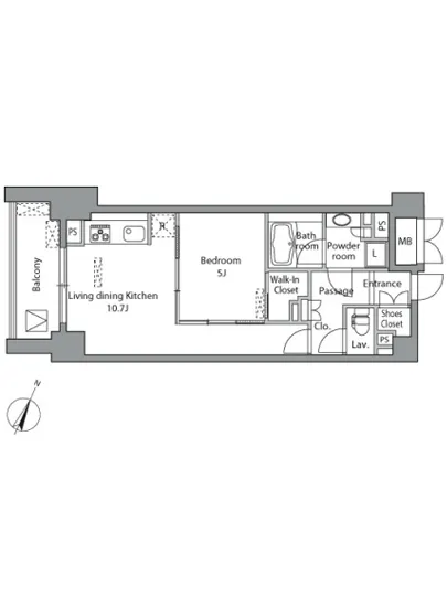 レジディア水道橋 1402