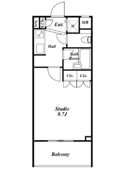 スペーシア三軒茶屋弐番館 604