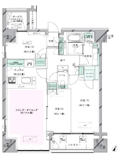 レジデンス二番町 1201