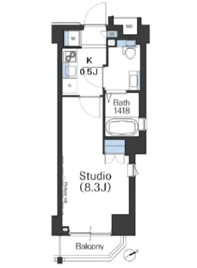 ブリリアイスト中野新橋 701