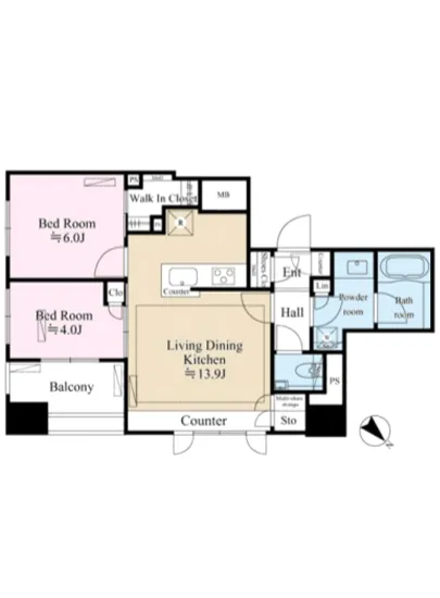 オーベルアーバンツ日暮里 1201