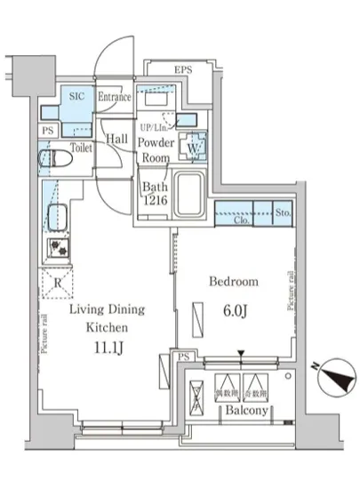 パークアクシス日本橋浜町レジデンス 1002