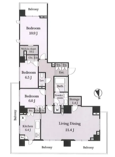 ザ・パークハウス五番町 1002