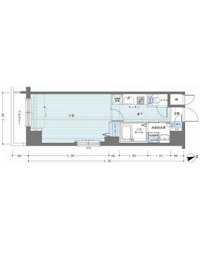 レジディア銀座東 1102