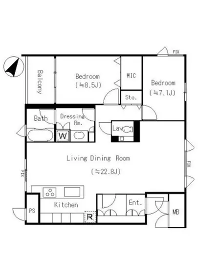 ガーデンコート代官山 1F