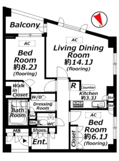 パークハウス外苑西 203