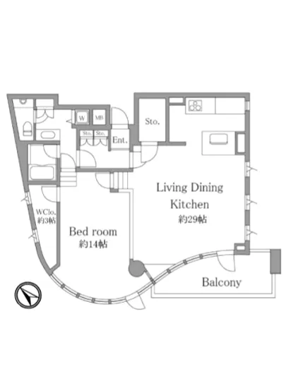 ブランヴォアージュ広尾 301