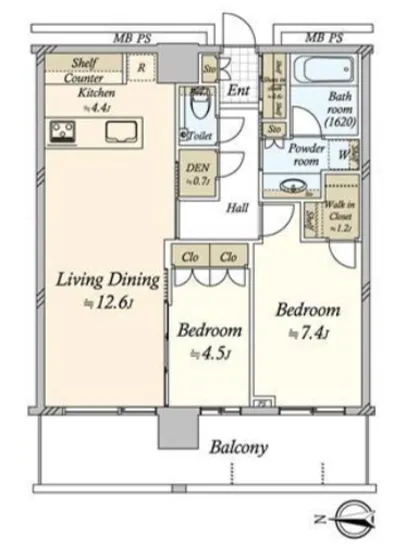グランドメゾン白金の杜 ザ・タワー 21F
