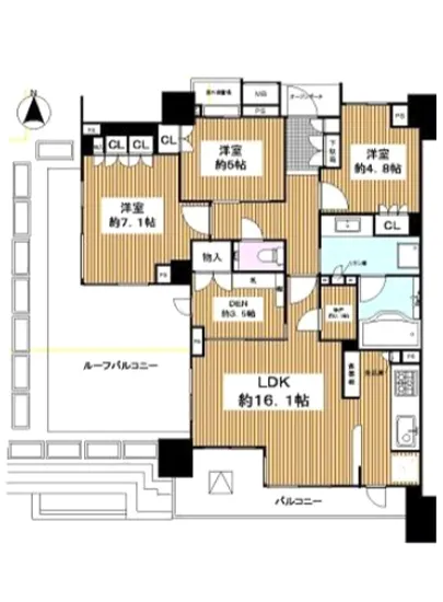 プラウド代沢 601