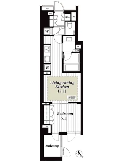 オープンレジデンシア神楽坂ウエストテラス B1F