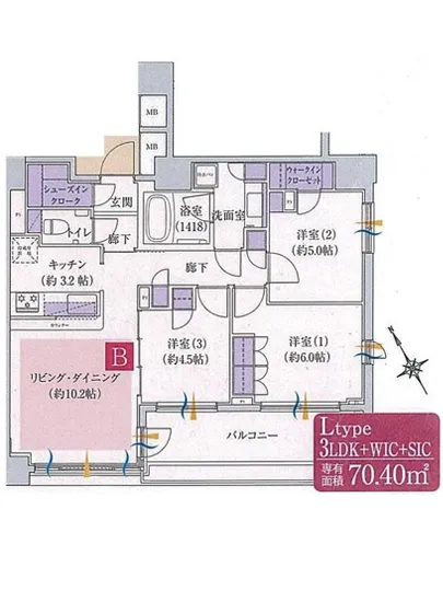 シェフルール西早稲田ラヴィーナ 1302