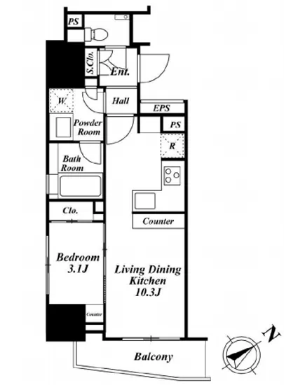 朝日マンション五反田 1106