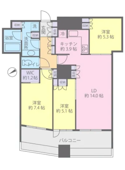 ザ・パークハウス西新宿タワー60 3305