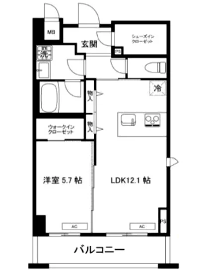 ガーデンヒルズ柿の木坂 501