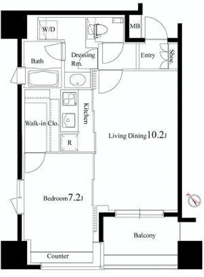 パークハビオ赤坂氷川町 403