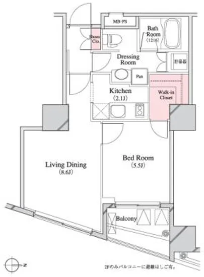 パークキューブ八丁堀 806