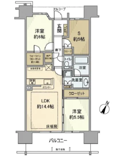 ザ・ガーデンズ東京王子エアリーコート 1315