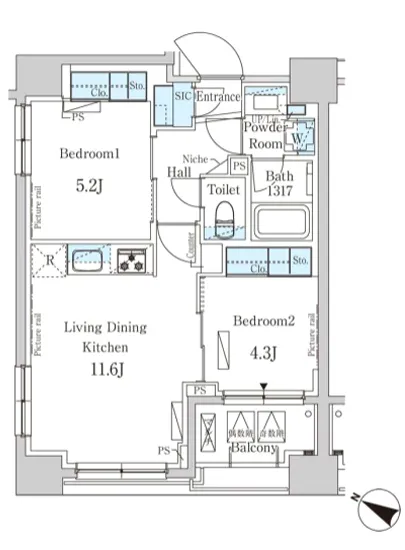 パークアクシス日本橋浜町レジデンス 1106