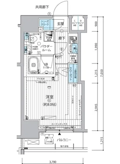 メインステージ三田アーバンスクエア 603