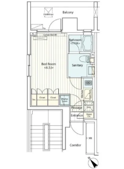 カスタリア大塚 807