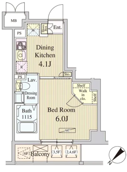 オークスクエア新川 504
