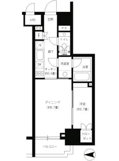 パークキューブ神田 502