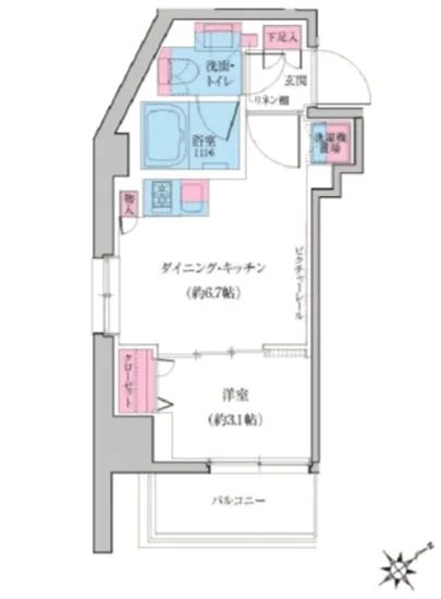 クレヴィアリグゼ雪が谷大塚 1001