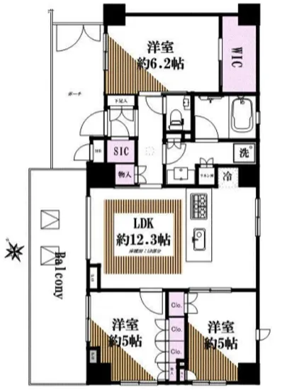プレシス市谷台町坂 5F