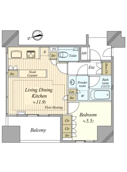 パークリュクス恵比寿 9F
