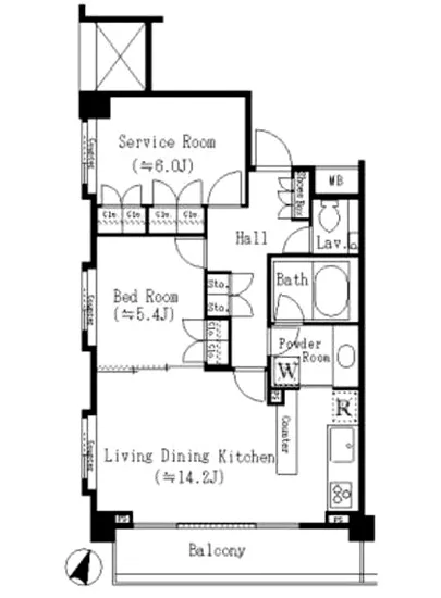 レジデンスヒルズ神山町 504