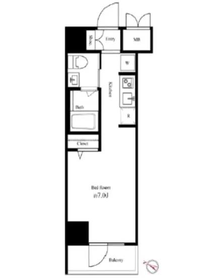ルクレ西新宿 1101