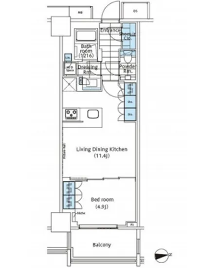 コンフォリア新宿イーストサイドタワー 1720