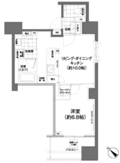 パークハビオ武蔵小山 1303