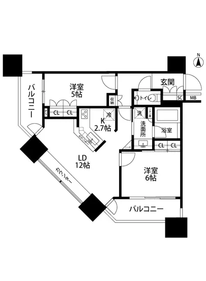ミッドサザンレジデンス御殿山 805