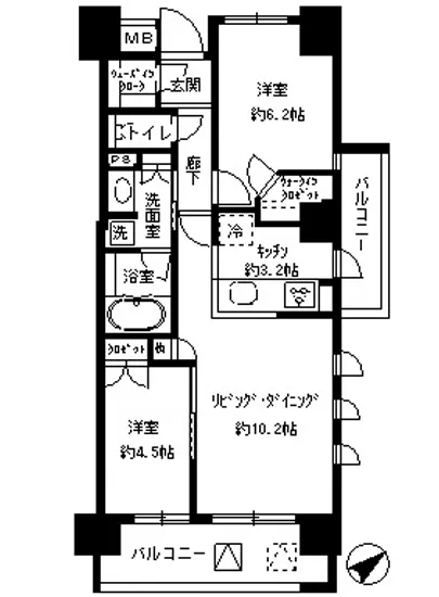 パークホームズ目黒リバーサウスアーバンレジデンス 909