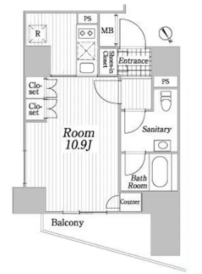 コートヒルズ広尾南 7F