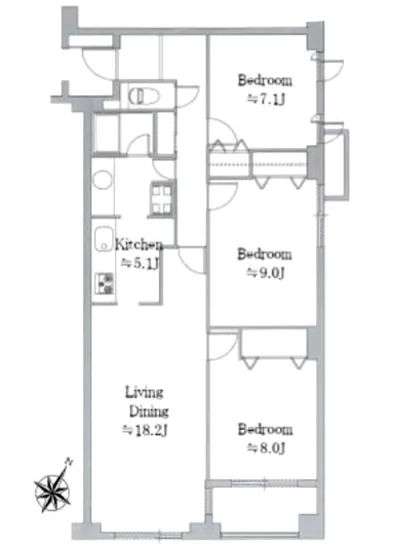 カルパティア市ヶ谷 305
