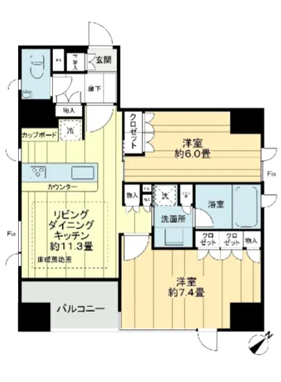 グリーンパーク築地 701