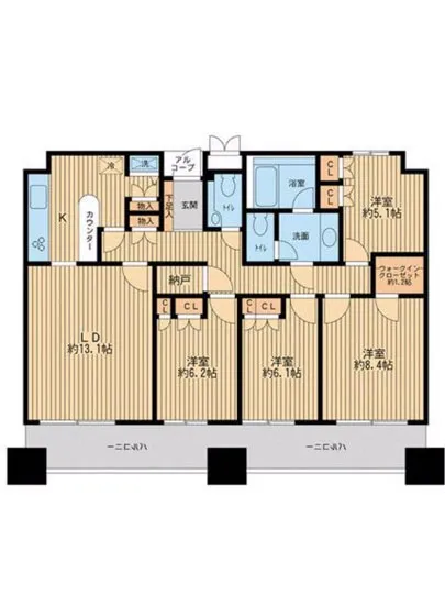 リバーサイド隅田セントラルタワーパレス 1709