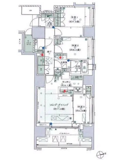 ザ・パークハウス新宿御苑 203